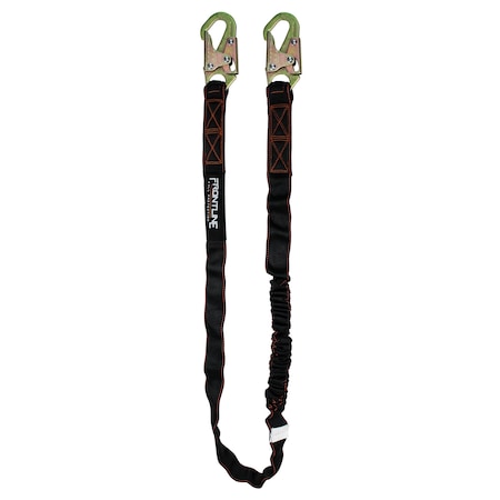 Frontline Combat 6' Single Leg Snaphook Lanyard with Internal Shock Absorber LIS61S